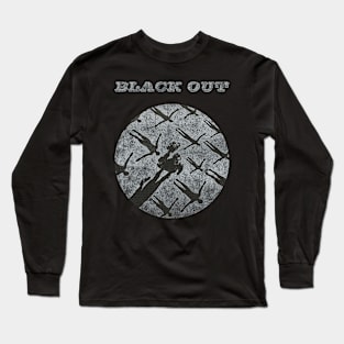 Muse // Black Out Retro Style Long Sleeve T-Shirt